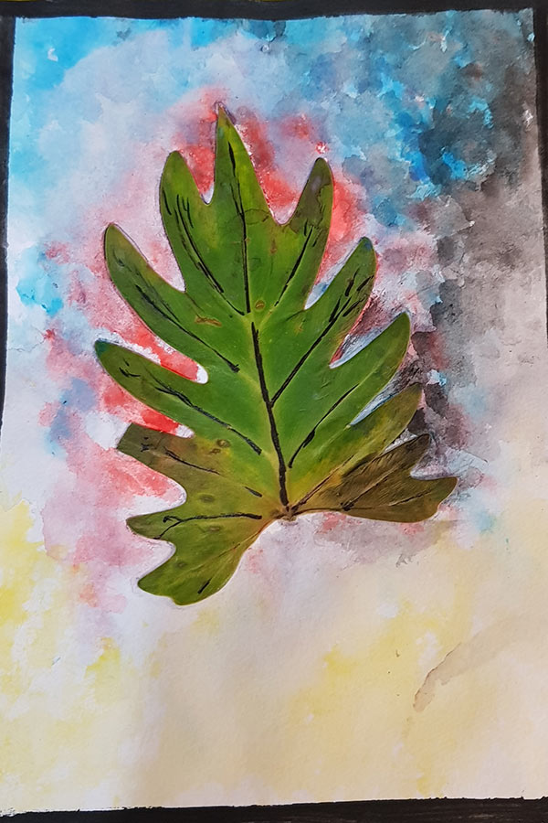 Nina - Leaf Watercolour