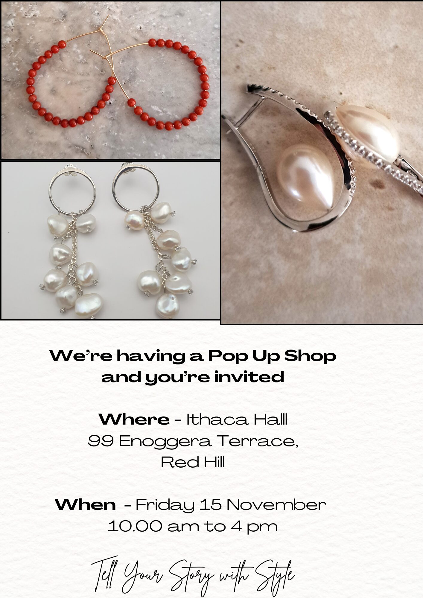 November Pop Up Shop - PASH Jewellery and Lamington Ave Clothing