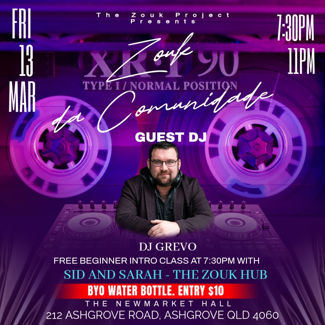 Zouk da Comunidade - Brazilian zouk dance social March 2026