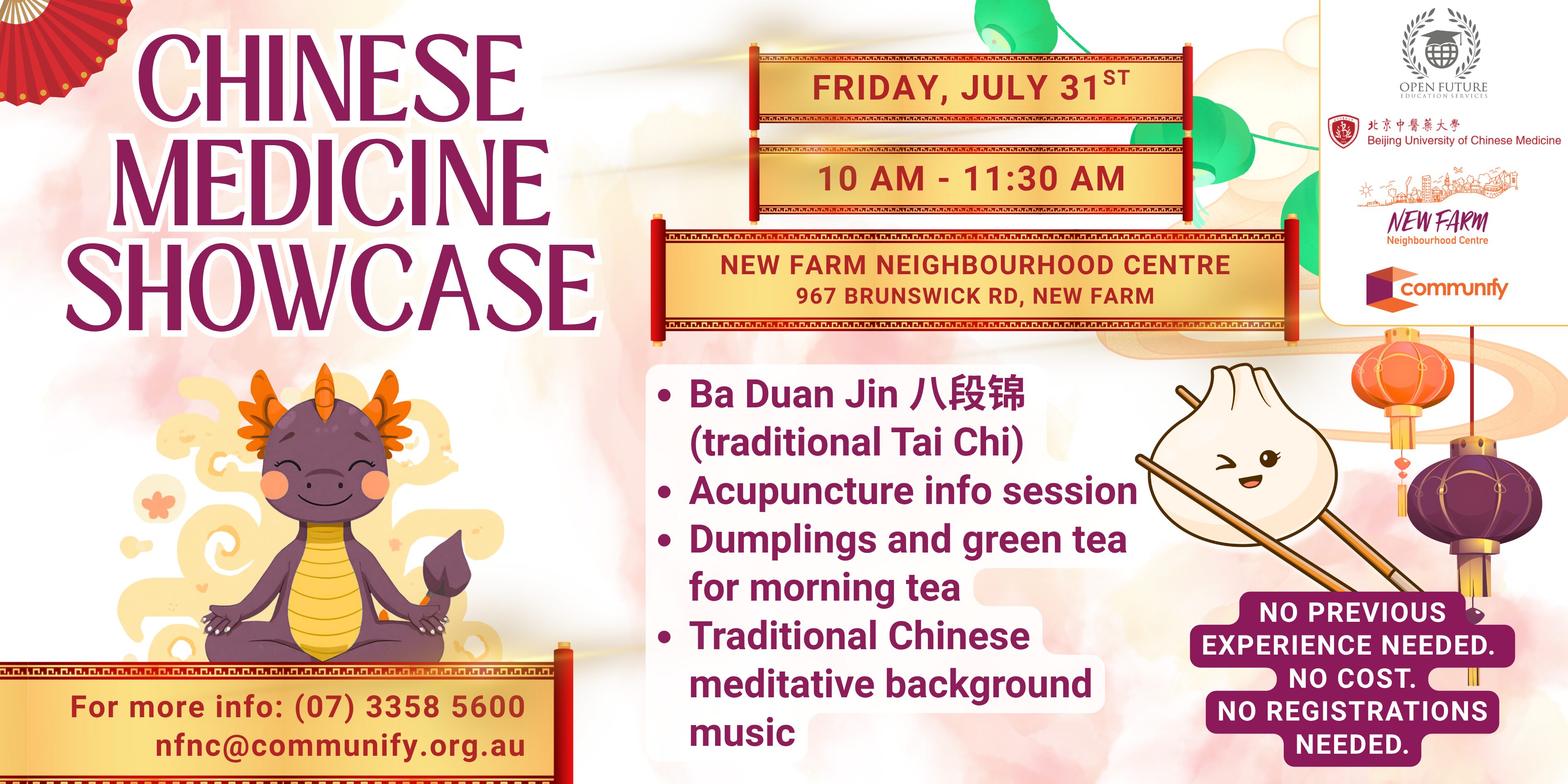 Chinese Medicine Showcase @ New Farm NC