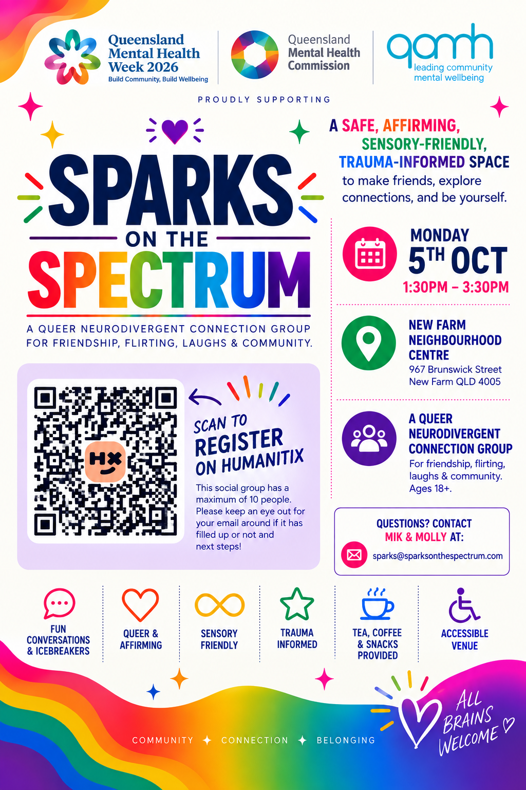 Sparks - QMHC Monday 5th 2026