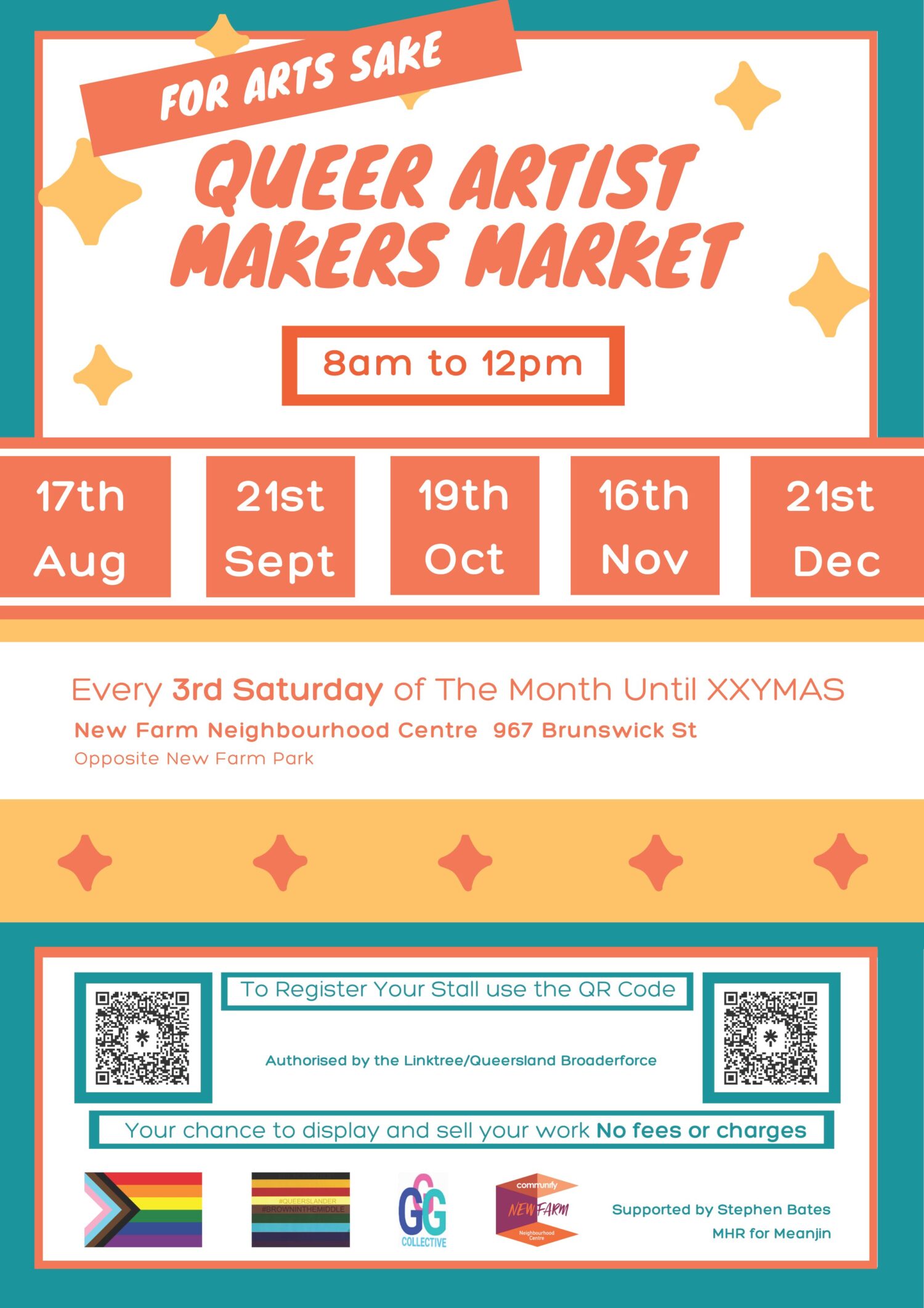 Queer Artist Makers Market poster