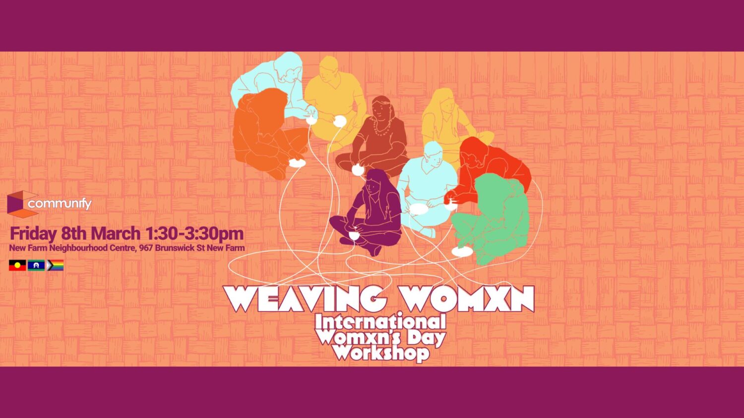 Weaving Womxn International Women's Day 2024 Workshop